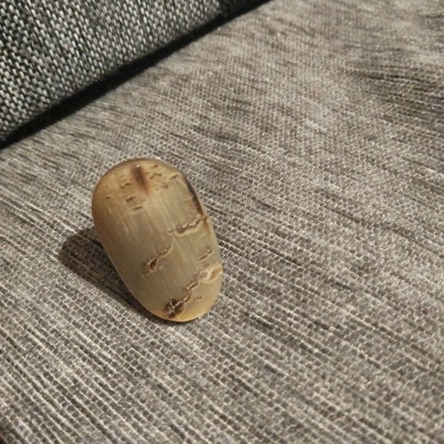 Women's ring used, black and beige