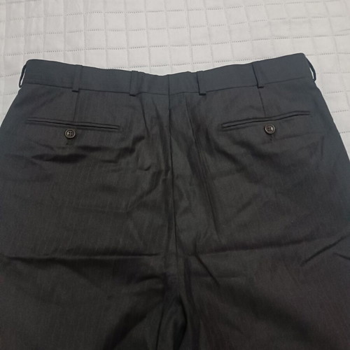 Portobello's men's suit size 54 used, black with subtle stripes