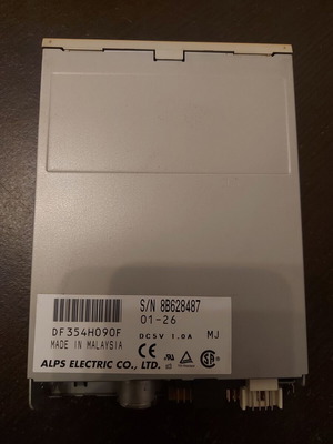 Alps Electric DF 354H090F Floppy Disk Drive 3.5" like new