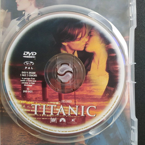 DVD Titanic (1997) French Edition Used with Subtitles