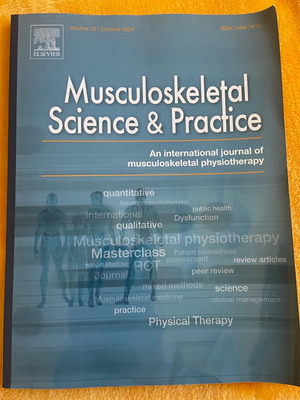 Επιστημονικό περιοδικό Musculoskeletal Science & Practice καινούργιο
