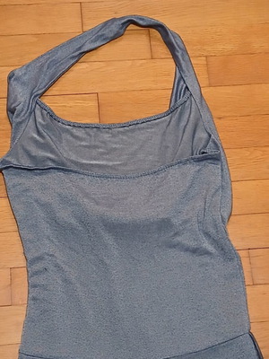 Gray women's jumpsuit halter neck with loose jogger fit size S/M used