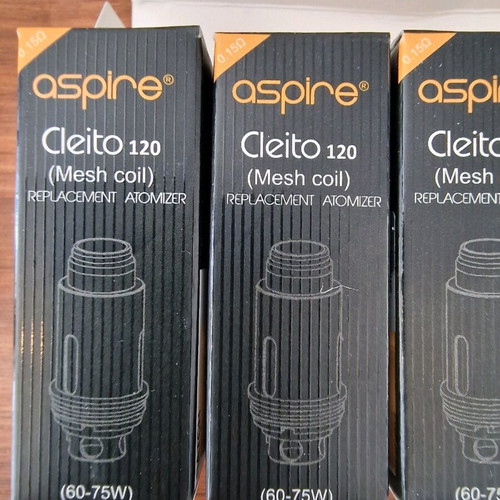 Aspire Cleito 120 coils new bundle 19 pieces 0.15-0.16ohms