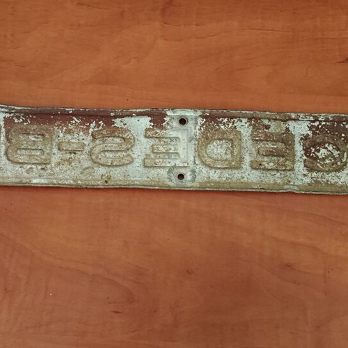 Mercedes-Benz Vintage Truck Emblem 56cm used, embossed aluminum