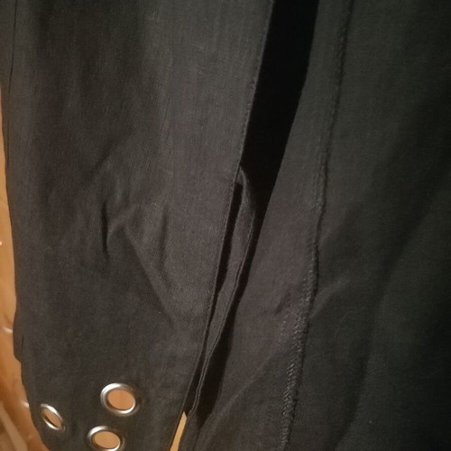 Cossinelle women's linen jacket like new, black, size 54