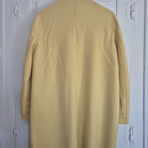 Marella wool coat yellow UK 14 like new