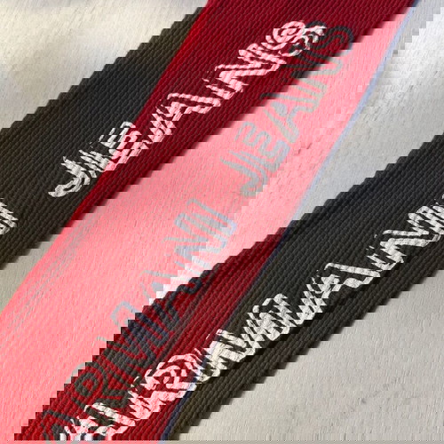 Armani Jeans Vintage мъжка червена блуза употребявана