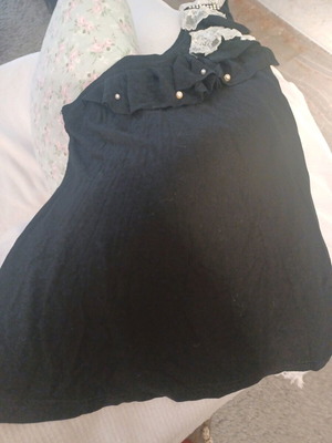 Vintage one-shoulder top Enzzo black like new