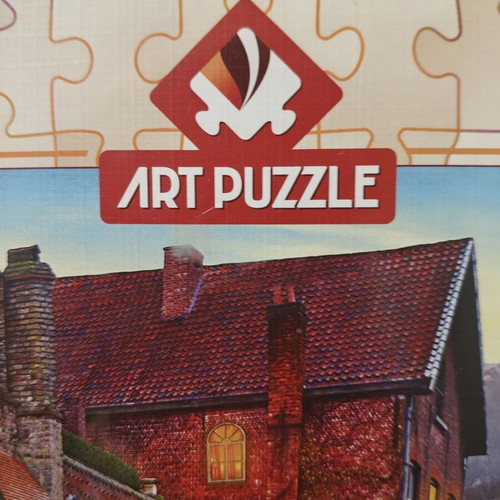 Art Puzzle 2000-piece sealed puzzle, houses along canal
