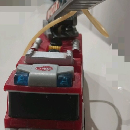 Fire truck used with small toy set