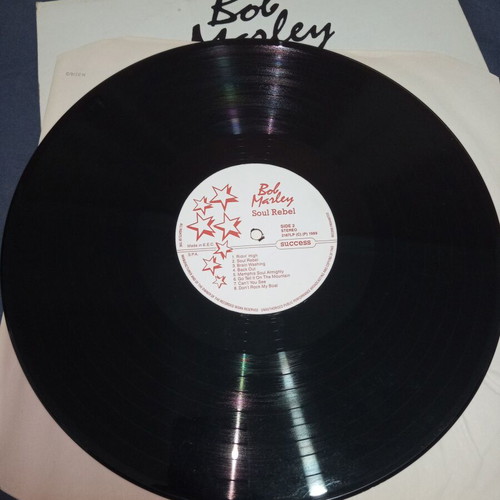 Bob Marley Soul Rebel vinyl record used, reggae