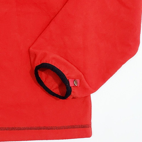 The North Face fleece zip jacket size M like new, red