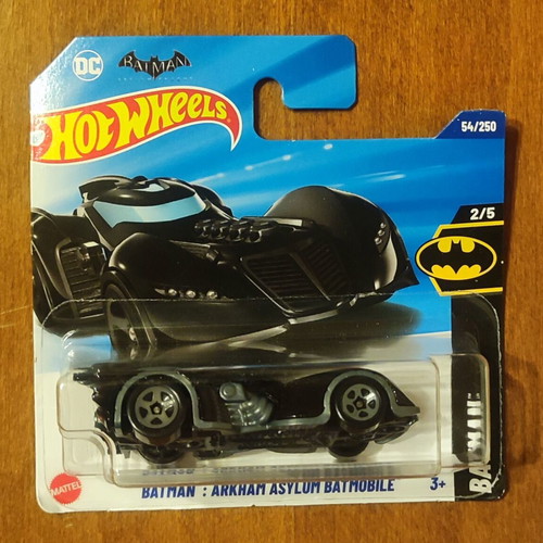 Hot Wheels Batmobile Arkham Asylum in sealed packaging, excellent condition