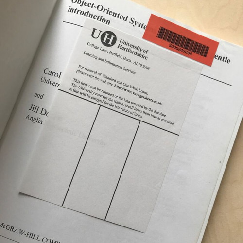 Object-Oriented Systems Development book used, English