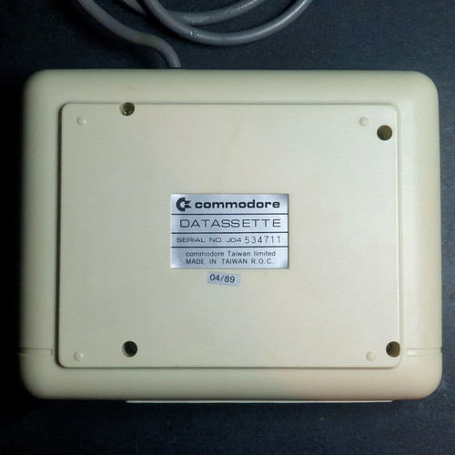 Commodore 1530 Datassette C2N cassette tape drive used, functional