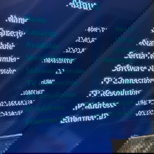 Apple TV 1ης γενιάς 2008 σαν καινούργιο