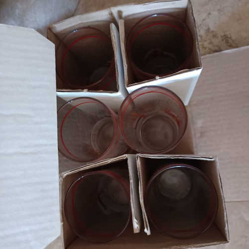 Christmas Glasses set of 6 new
