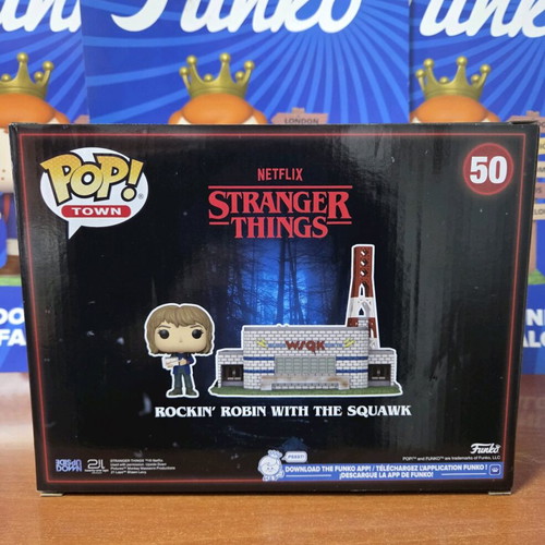Funko Pop Town #50 Stranger Things Rockin Robin with the Squawk new figure
