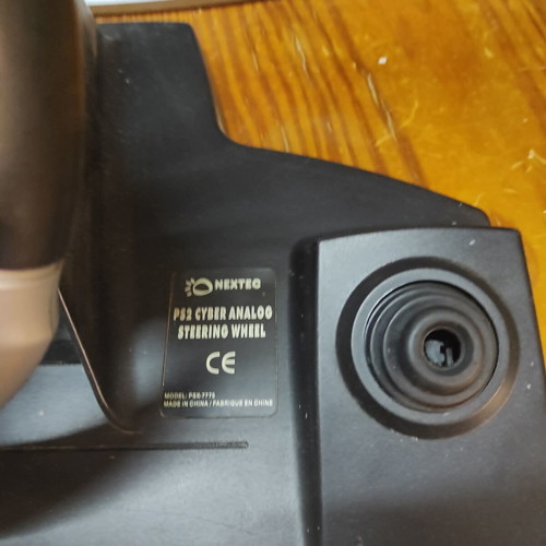 Nextec PS2 Cyber Analog Steering Wheel like new with pedals