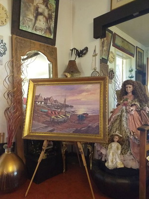 Drawn paintings used, set of 3 pieces