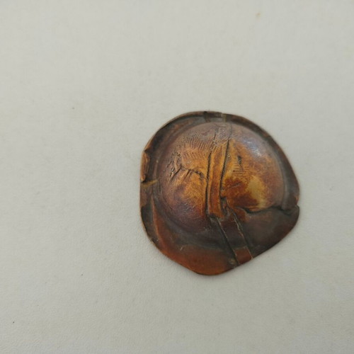 Bronze decorative item used with oxidation and scratches
