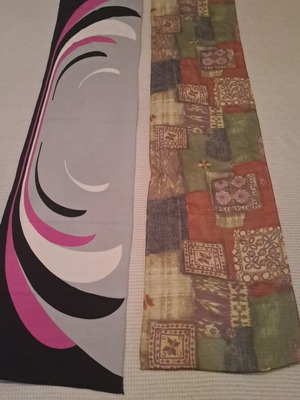 Summer scarves set like new, two pieces