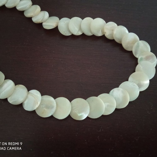 Vintage necklace with shell stones used