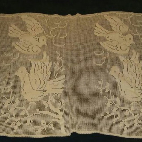Handmade crochet knit new, ideal for frame