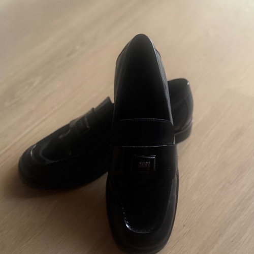DKNY loafers used, size 38.5, black