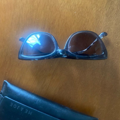 ME and JOE cat eye sunglasses, grey tortoiseshell, handmade Italy