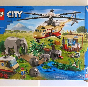 "Lego City 60302" (Box & Blueprints) - Άδειο Κουτί & Βιβλίο Οδηγιών (1-4)