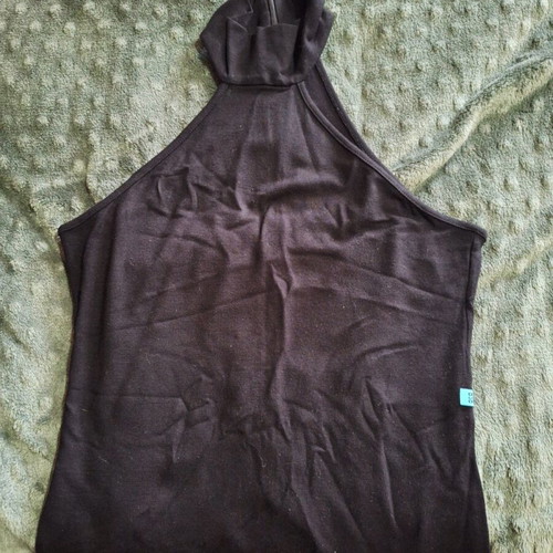 Black sleeveless turtleneck top BSB medium like new