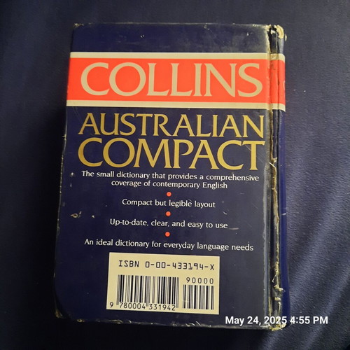 Australian vintage dictionary used, compact size