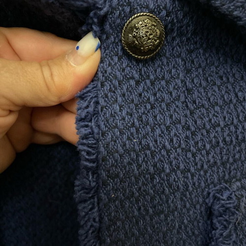 Zara blue oversized jacket coat new, size M