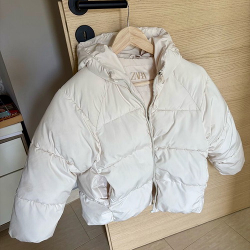 Zara kids' jacket cream like new, size 140 cm