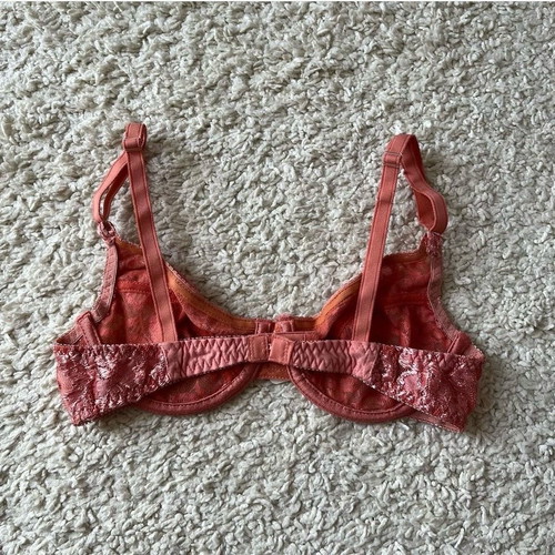 Bra 75B pink lace new