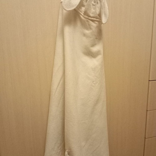 Baby bathrobe like new with bunny design