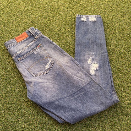 Tommy Hilfiger women's jeans like new, light blue, ripped