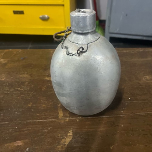 Aluminum canteen used