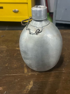 Aluminum canteen used