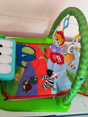 Activity mat for babies used, sensory piano toy