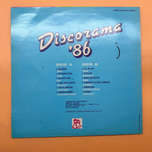 Discorama '86 vinyl used, Italo-Disco and Pop compilation