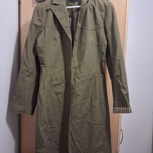 Only women's coat midi khaki like new, size L