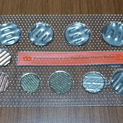 Mint Error Coins Berlin new set with certificate