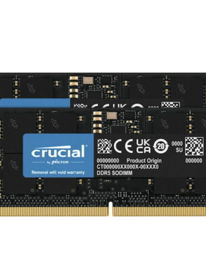 Crucial DDR5 32GB RAM with 2x16GB Modules and Speed 4800 for Laptop
