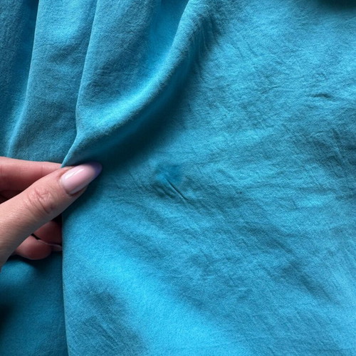 Zara balloon dress used, size M, turquoise