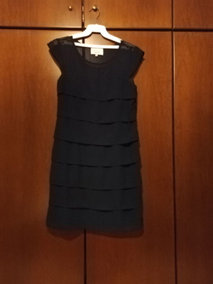 Summer dress dark blue like new, size M