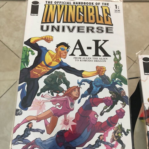 Invincible Universe Official Handbook 1-2 new comic set