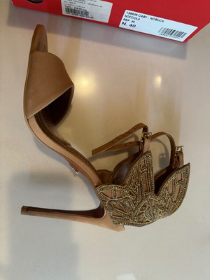 Caranno sandals like new, beige, size 40