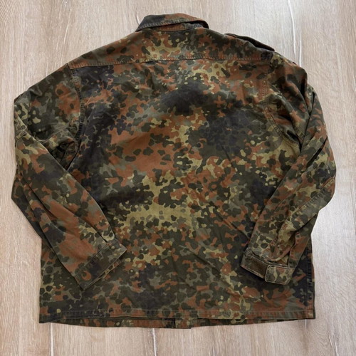 German Army Camouflage Field Jacket Size 4 Used Vintage 1996